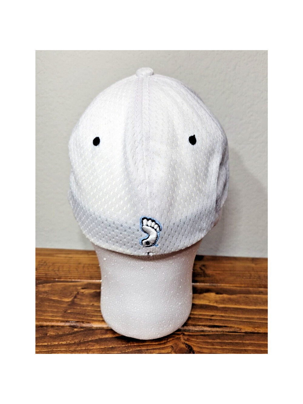 North Carolina Hat Cap Tar Heels Flex Fit Sz M/L Adult White NCAA Zephyr - Picture 3 of 8